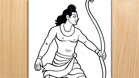 Lord Shree Ram Drawing Easy Drawing Of Lord Shree Ram Step 44 Off