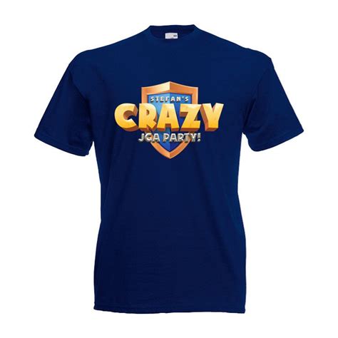 JGA Personalisiert Names Crazy JGA Party JGAshirt24