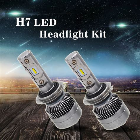 Skyjoyce H7 Led Headlight Kit H7 Led Bulb Super Bright Spot 12v 5800k