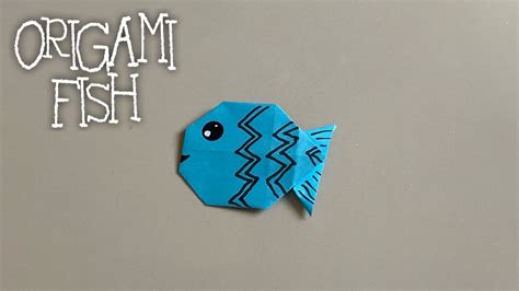 Origami Fish Easy How To Make A Paper Fish Diy Paper Tutorial By