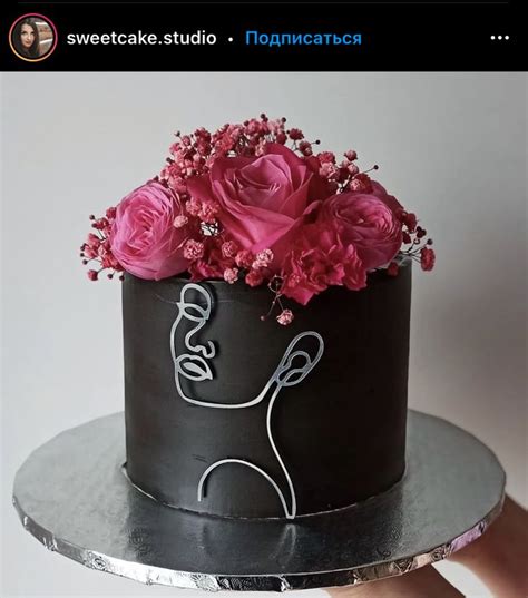 Pin by Марина Новик on Торты Silhouette cake Girly cakes 20