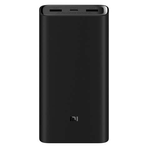 Внешний аккумулятор Xiaomi Mi Power Bank 3 Pro Black - купить по низкой ...