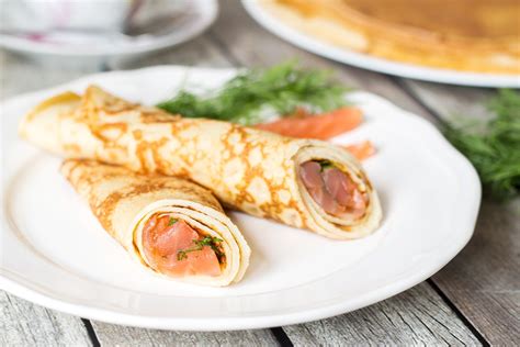 Russian Pancakes (Blini) - w/ Sweet & Savory Toppings