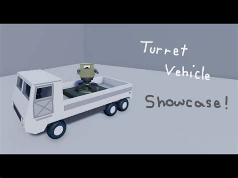 Turret Vehicule Roblox Prototech Youtube