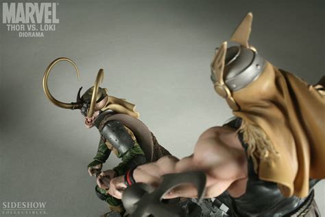 Estátua Thor Vs Loki Marvel Collectibles Sideshow CG Toyshow