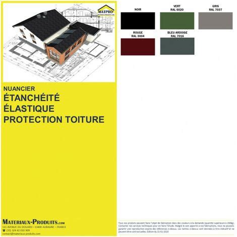 Etanchéité Elastique Protection Toiture 20 Kg Noir MATPRO