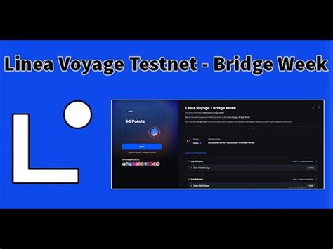 H Ng D N Tham Gia Linea Voyage Testnet Bridge Week Youtube