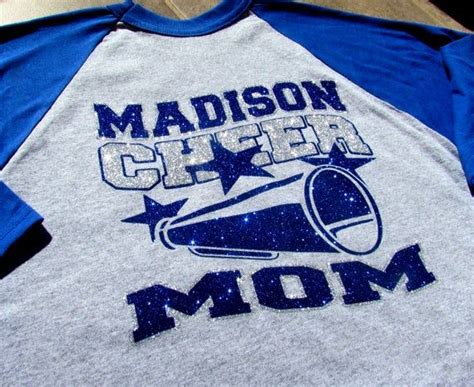 Cheer Mom Shirt Raglan Jersey Style With Your Team Name And Etsy