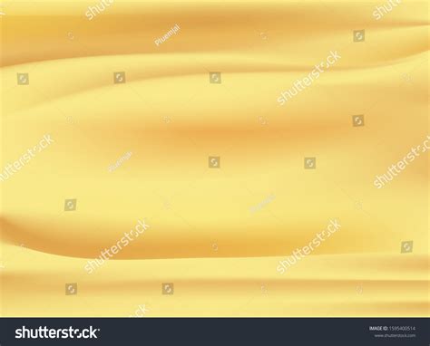 Satin Gold Silk Cloth Fabric Crease Stock Vector Royalty Free