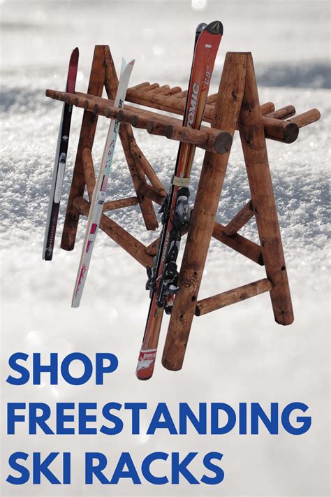 Freestanding Snowboard And Ski Racks Wooden Racks Shop Now Ski