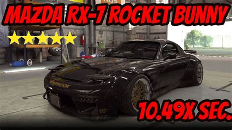 Csr2 Mazda Rx 7 Rocket Bunny Gold Star Tune And Shift For Elite