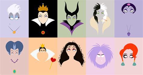 Villains On Behance Disney Decor Disney Art Disney Pixar Villains