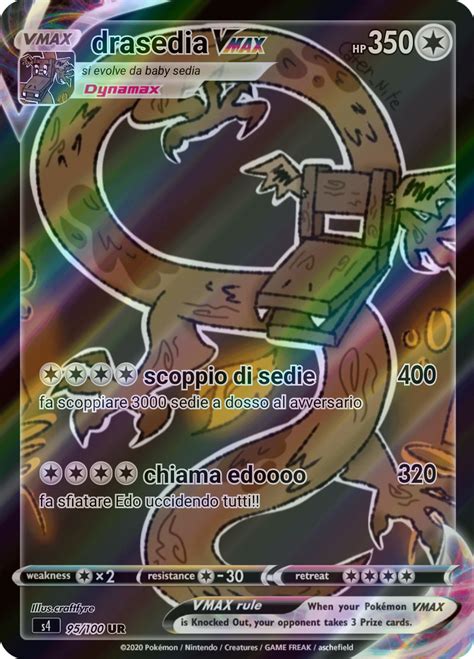 carta pockemon per sedia : r/LaSediaA2Gambe