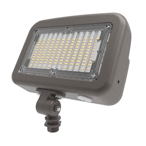 HALO Outdoor Integrated LED Large Floodlight Bronze Finish Selectable