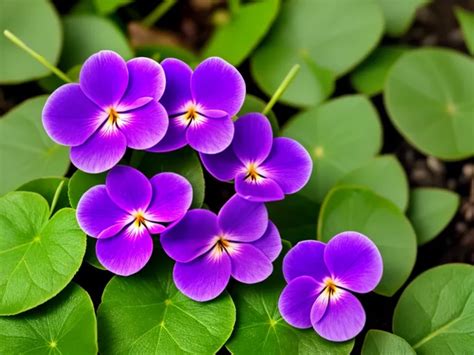 Viola Odorata A Perfumada Violeta De Cheiro