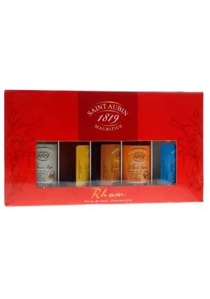 Saint Aubin Coffret Mignonnettes Pur Jus De Canne Ile Maurice