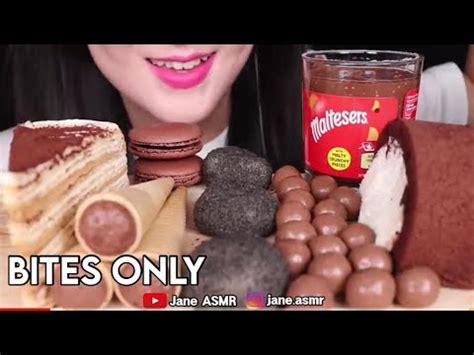 Bites Only Asmr Chocolate Party Maltesers Spread Tiramisu Crepe Cake