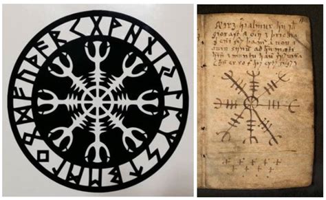 Norse Protection Symbols : "White Vegvisir and Valknut Viking symbols ...