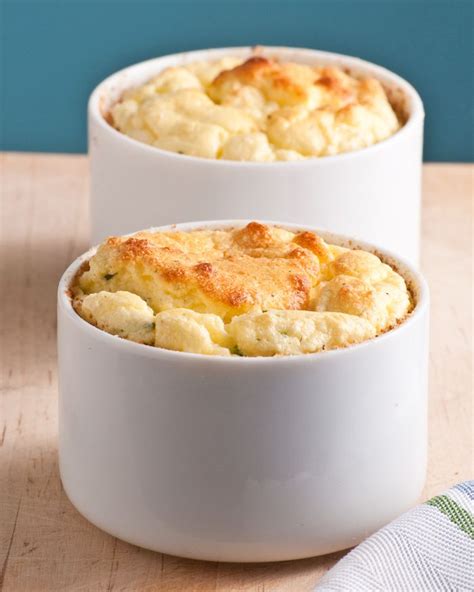 Twice Baked Goat Cheese Souffle — Beth Dunham Cheese Souffle Baked