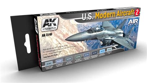 Scalehobbyist.com: US Modern Aircraft 2 Paint Set by AK Interactive