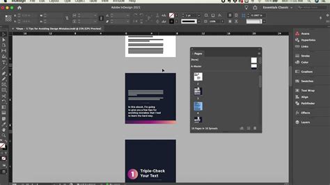 How To Organize Pages In InDesign YouTube