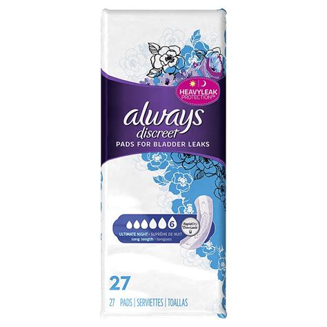 Always Discreet Incontinence Pads Ultimate Long Length Walgreens