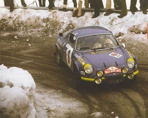 Jean Claude Andruet Pierre Pagani Alpine Renault A Rallye