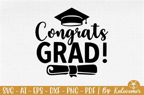 Congrats Grad SVG Graphic By BD Graphics Hub Creative Fabrica