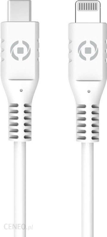 Celly Kabel Usb C Do Lightning Bia Y M Opinie I Ceny Na Ceneo Pl