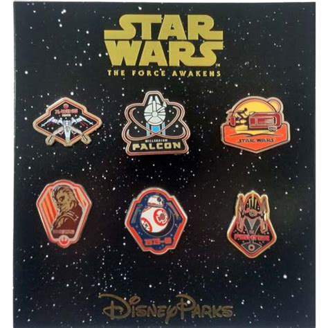 Disney Booster Pin Set Star Wars The Force Awakens