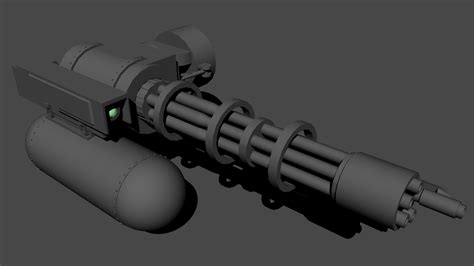 Gatling Gun Render 3 By Drone At01 On Deviantart