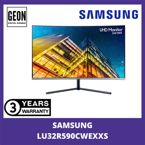 Samsung 32″ Inch 32 Lu32r590cwexxs Uhd Curved Monitor With 1 Billion Colors Ur59c Lazada