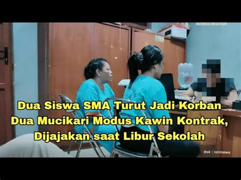 Dua Orang Siswa SMA Di Cianjur Turut Jadi Korban Aksi Dua Mucikari