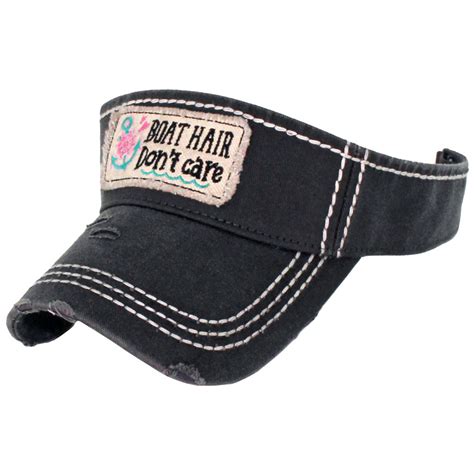 Boat Hair Dont Care” Vintage Sun Visor Bluetortoisewholesale