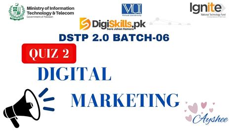 Digital Marketing Quiz Batch Solution Digiskills Pk Digital