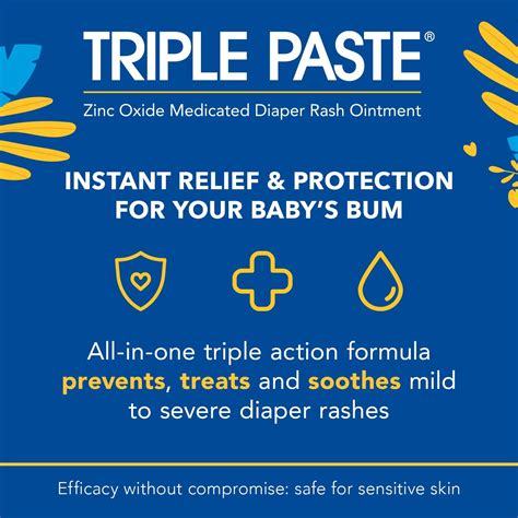 Triple Paste Paquete De Crema Y Esp Tula Para La Dermatitis Del Pa Al