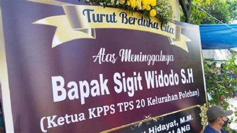 Ketua KPPS Di Malang Meninggal Diduga Kelelahan KPU Jatim Beri