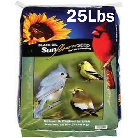 Easygoproducts Black Oil Sunflower Bird Seed Food Wild Birds