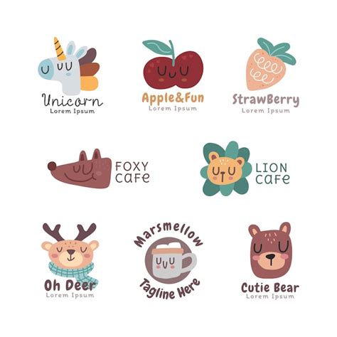 cute logo vectors illustrations    freepik