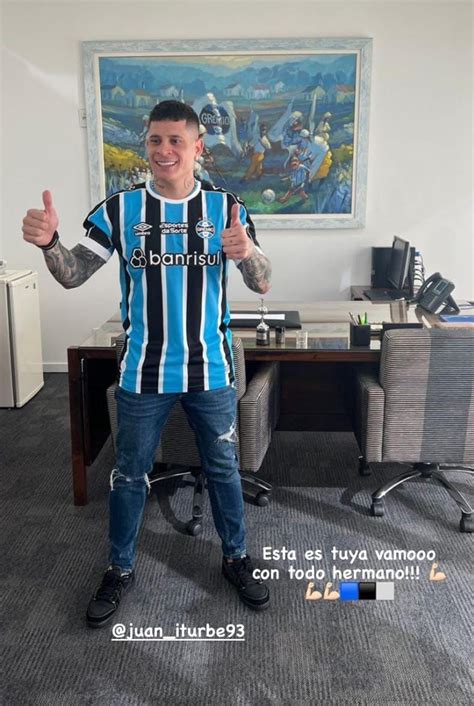 Grêmio Timeline On Twitter Juan Iturbe Via Seu Instagram Repostou