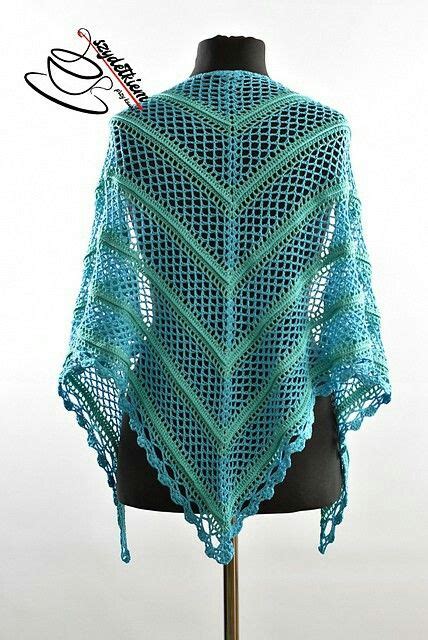 Pin By Katarzyna Per On Czapki I Szaliki Crochet Shawls And Wraps