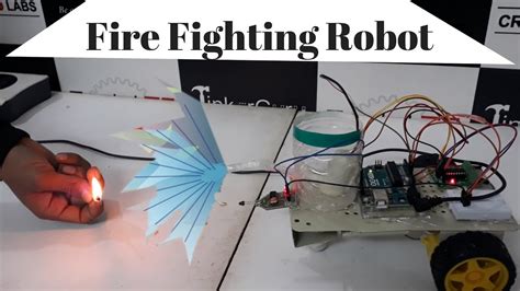 Fire Fighting Robotic Vehicle Circuit Diagram