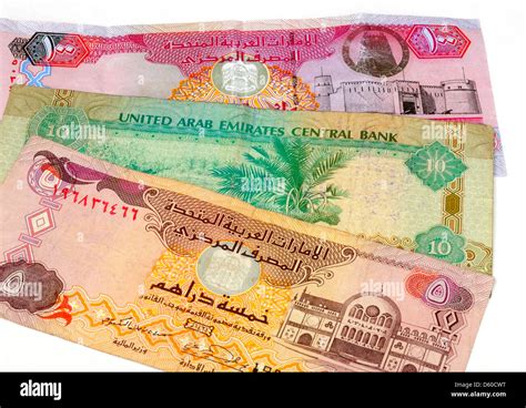 United Arab Emirates Uae Dirham Bank Notes Stock Photo Alamy