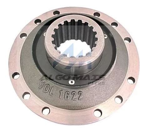 Flange Pinhao Diferencial Furos Estrias Volvo Ev