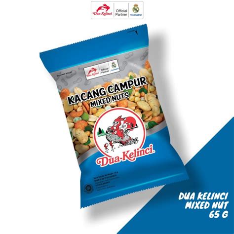 Jual Dua Kelinci Mixed Nuts Kacang Campur 65 Gram Shopee Indonesia