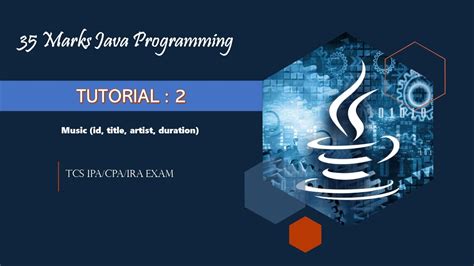 TCS IPA 35 Marks Java Question JAVA Programming Music Tutorial