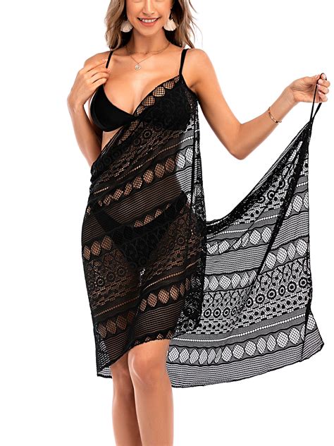 Swim Cover Ups Womens Plus Size Bathing Suit Cover Ups Sexy Strap Bikini Swimsuit Cover Up Beach