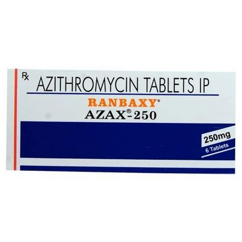 Azax Azithromycin Tablets Ip Mg At Rs Strip Of Tablets