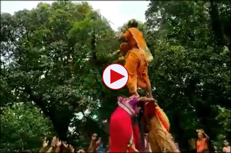 Viral Video गोविंदा बनी दादी ने पलक झपकते ही सिर से फोड़ी मटकी