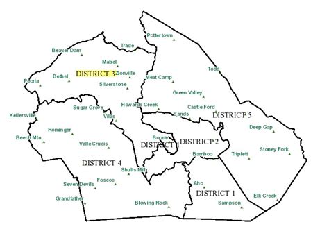 Watauga County Tax Map - Squaw Valley Trail Map